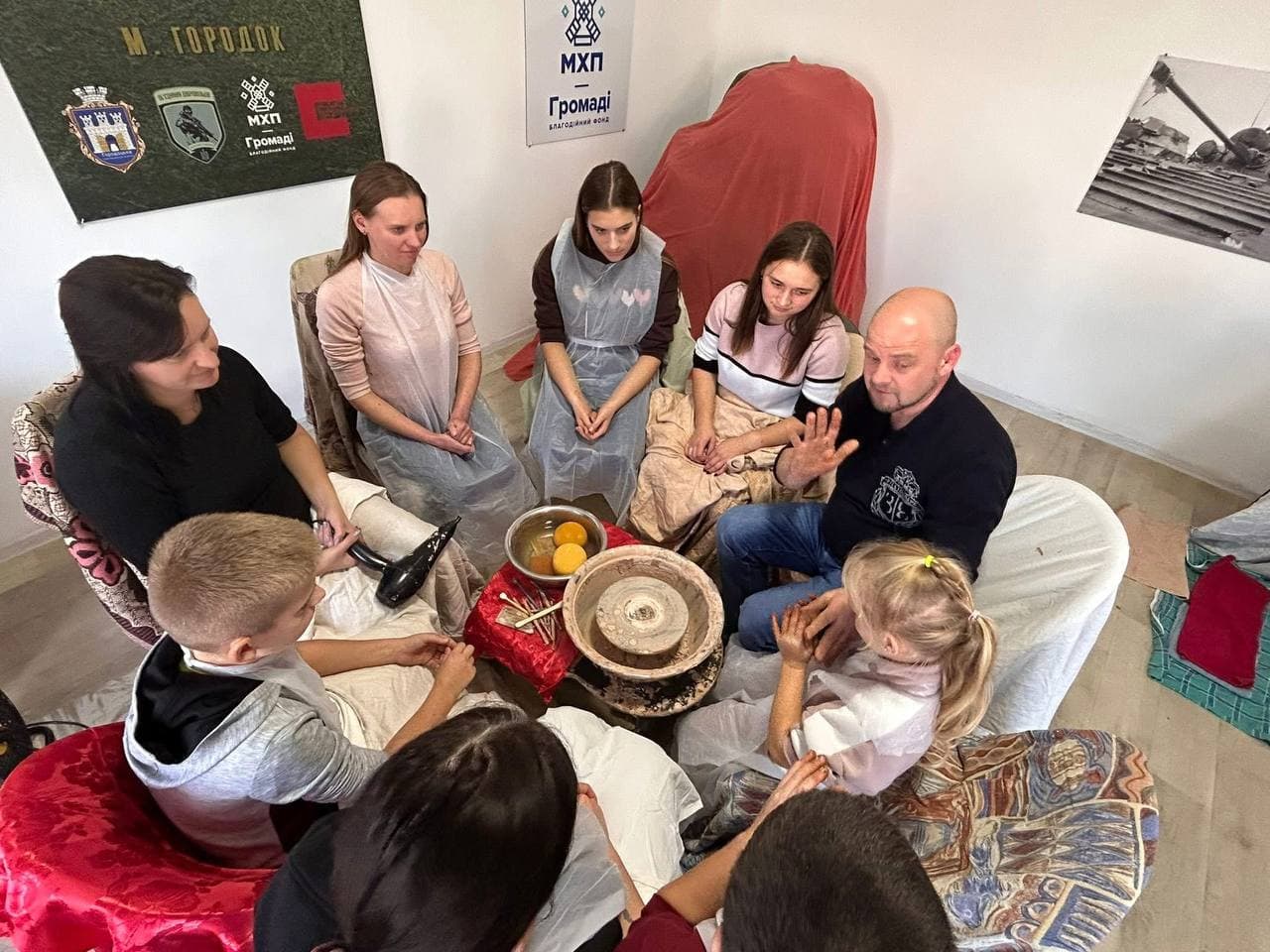 Гончарний майстер-клас для дітей захисників